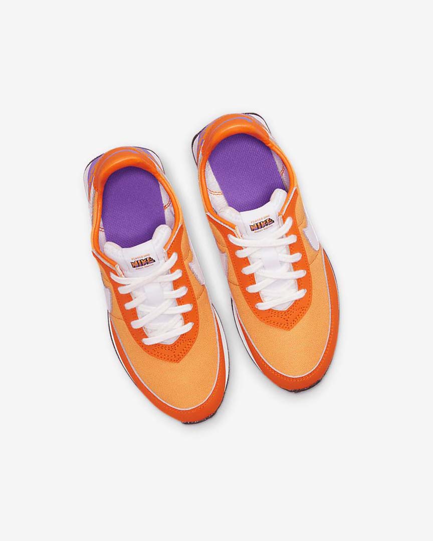 Purple / Purple / White Nike Waffle Trainer 2 SE Boys' Casual Shoes | CA_2992