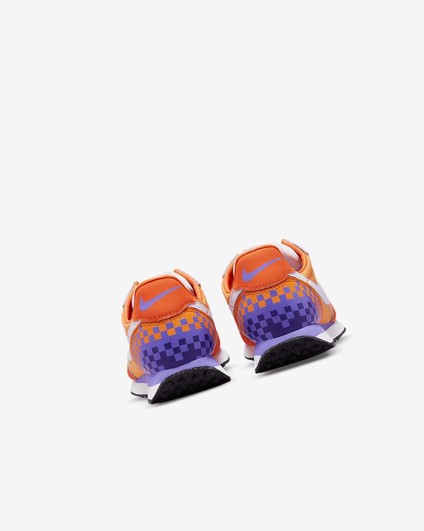 Purple / Purple / White Nike Waffle Trainer 2 SE Boys' Casual Shoes | CA_2992