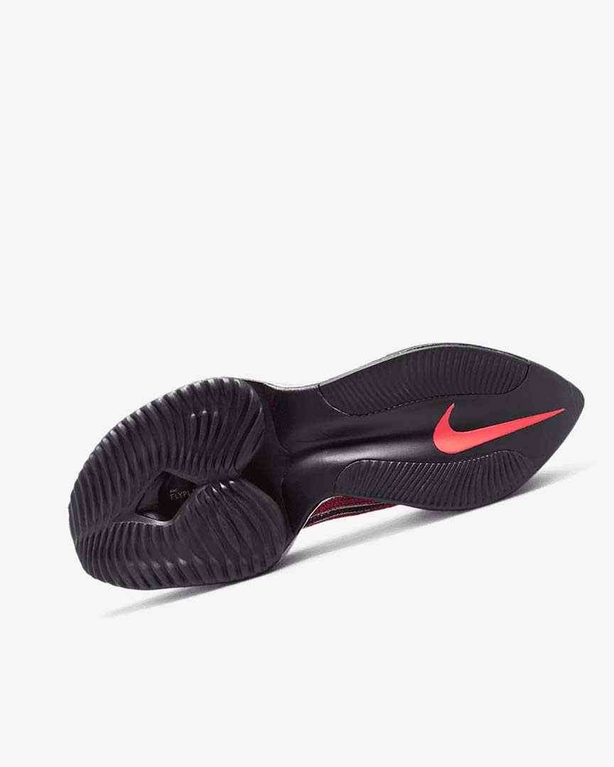Purple / Red / Black / Black Nike Air Zoom Alphafly NEXT% Flyknit Women's Running Shoes | CA_4534