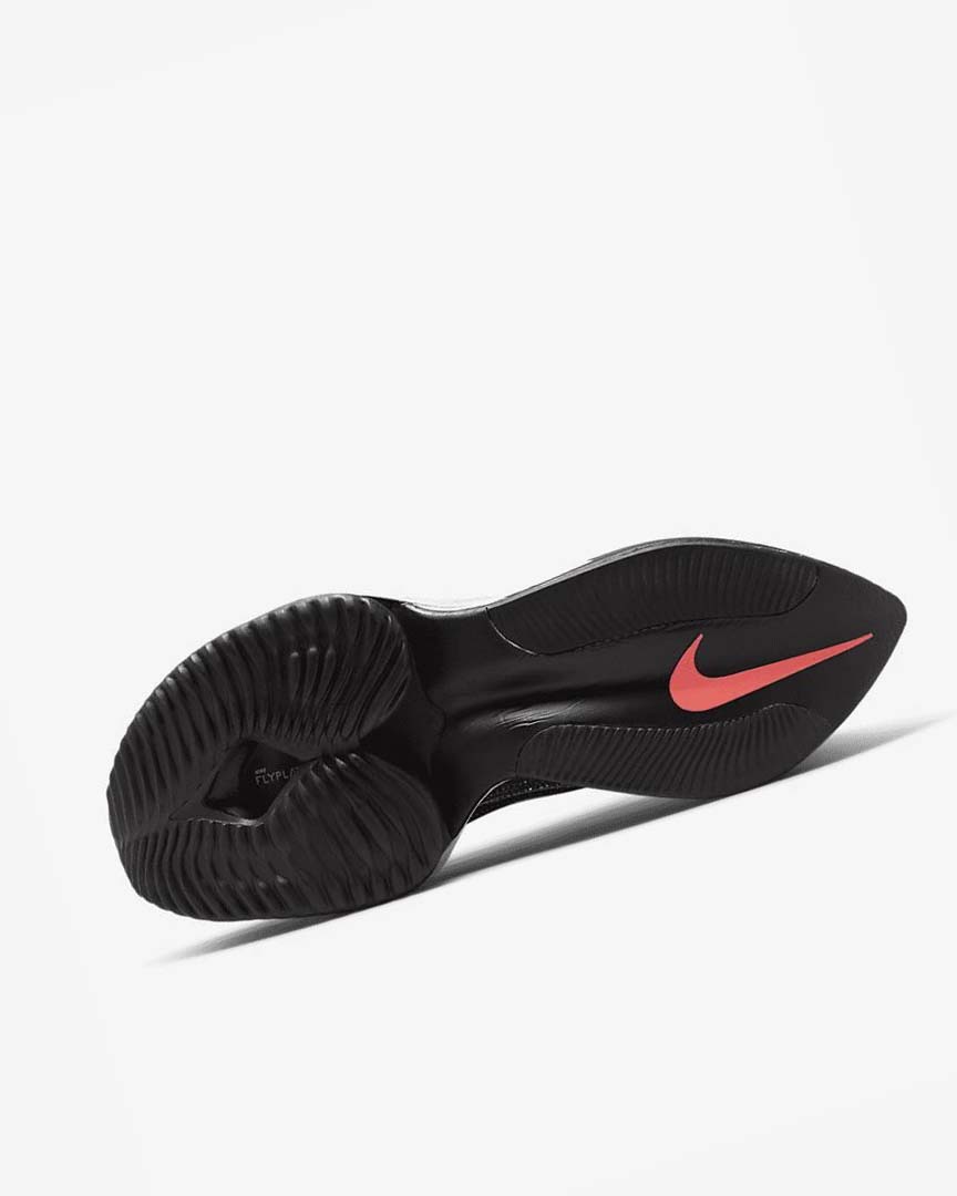 Purple / Red / Black / Black Nike Air Zoom Alphafly NEXT% Flyknit Men's Running Shoes | CA_4618