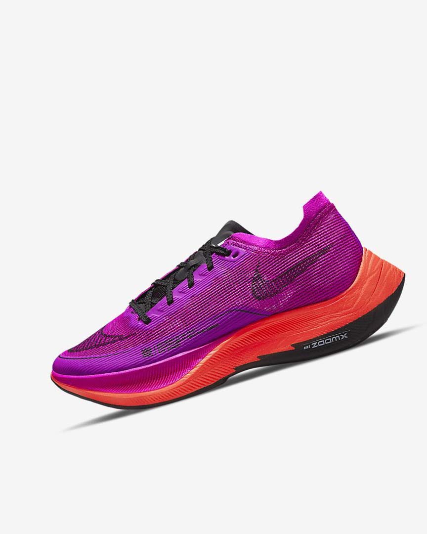 Purple / Red / Grey / Black Nike ZoomX Vaporfly Next% 2 Women\'s Running Shoes | CA_5365