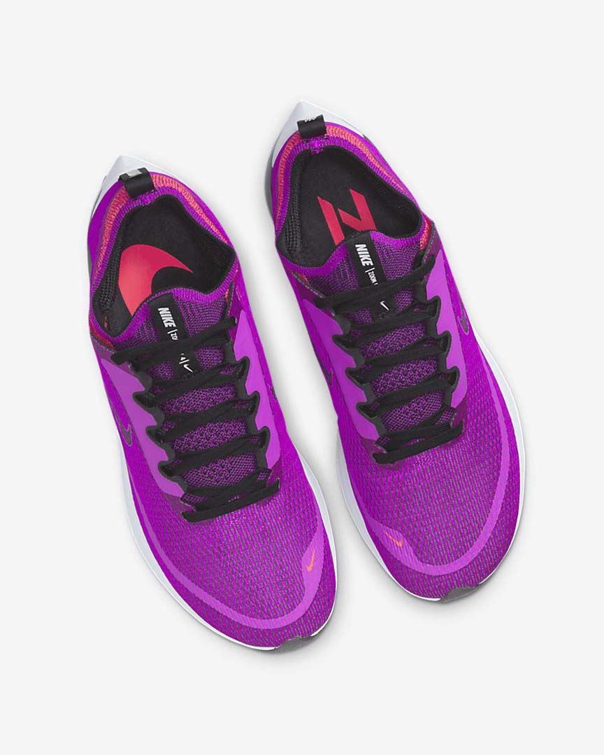 Purple / Red / Grey / Black Nike Zoom Fly 4 Women's Running Shoes | CA_2441