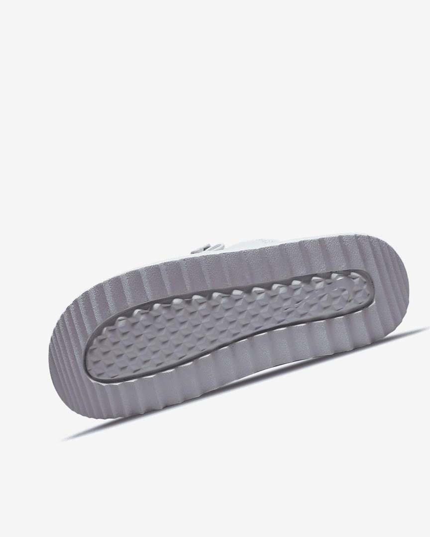 Purple / White / White Nike Asuna Print Women's Slides | CA_3077