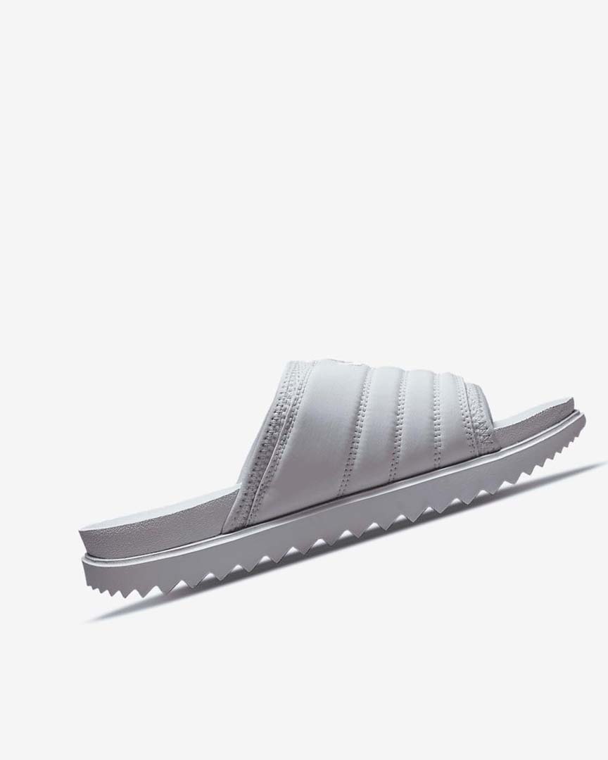 Purple / White / White Nike Asuna Print Women's Slides | CA_3077