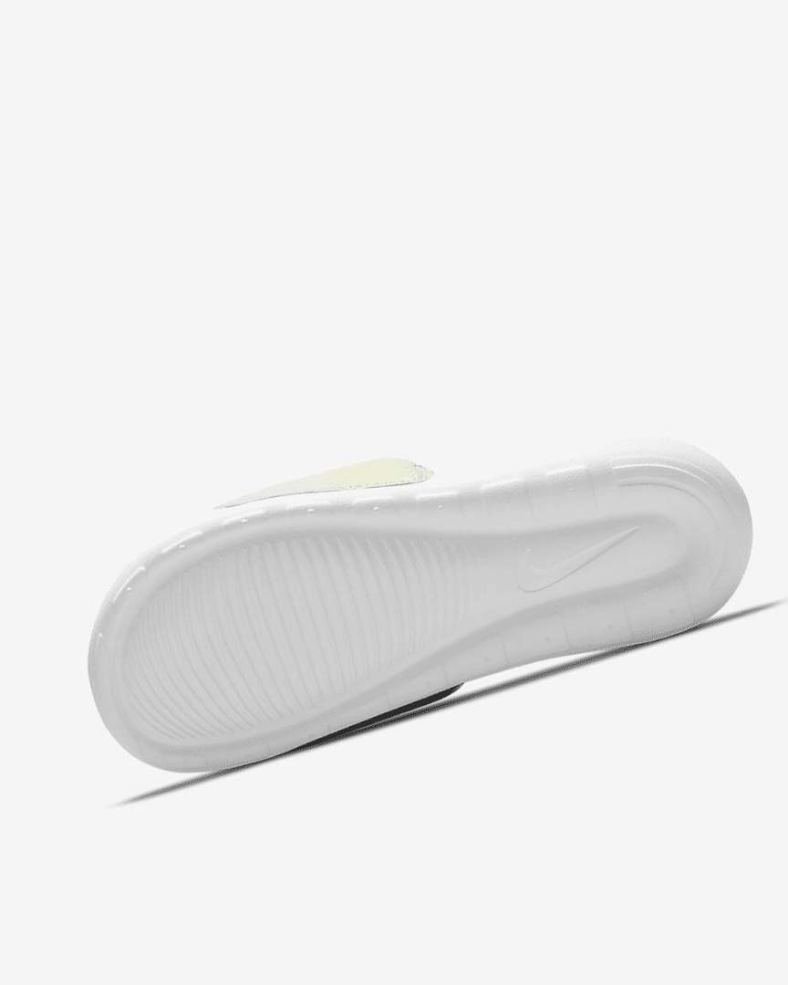 Purple / White / White Nike Victori One Women's Slides | CA_2991