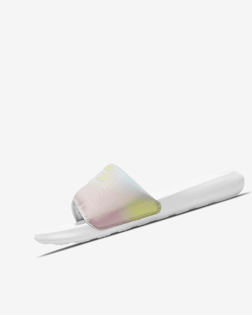 Purple / White / White Nike Victori One Women\'s Slides | CA_2991
