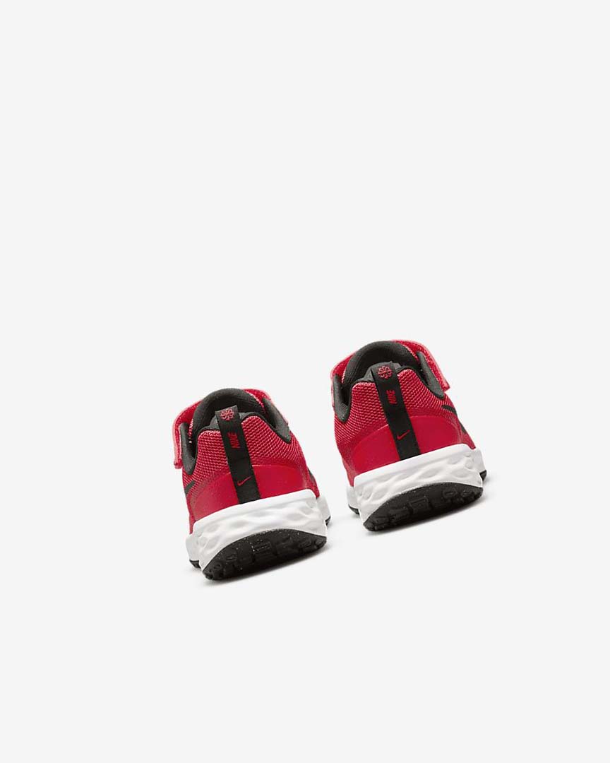 Red / Black Nike Revolution 6 Boys' Running Shoes | CA_2756