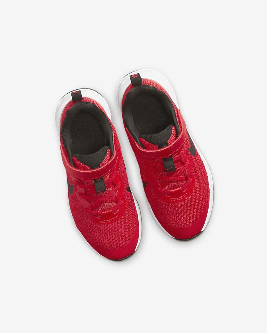 Red / Black Nike Revolution 6 Girls' Running Shoes | CA_5249