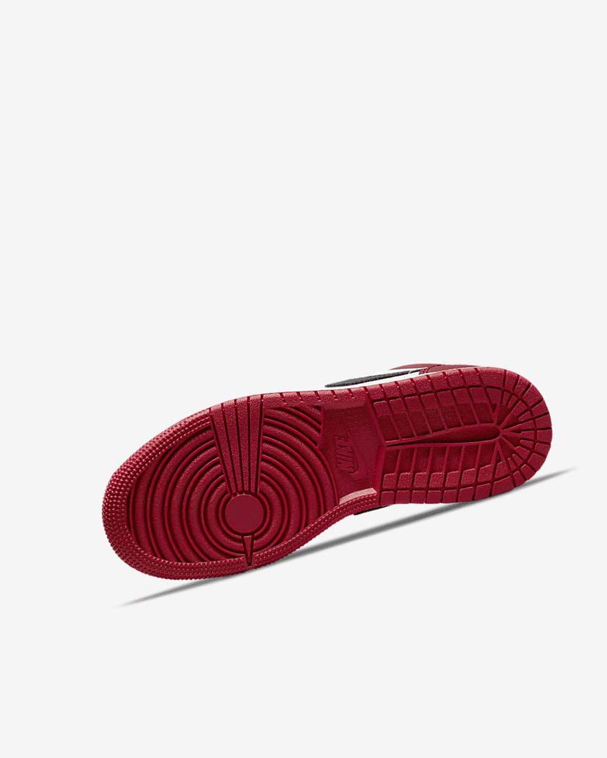 Red / Black / White Nike Air Jordan 1 Low Boys' Sneakers | CA_2931