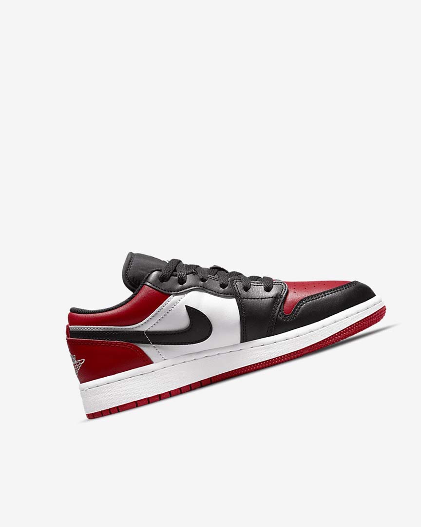 Red / Black / White Nike Air Jordan 1 Low Boys' Sneakers | CA_2931