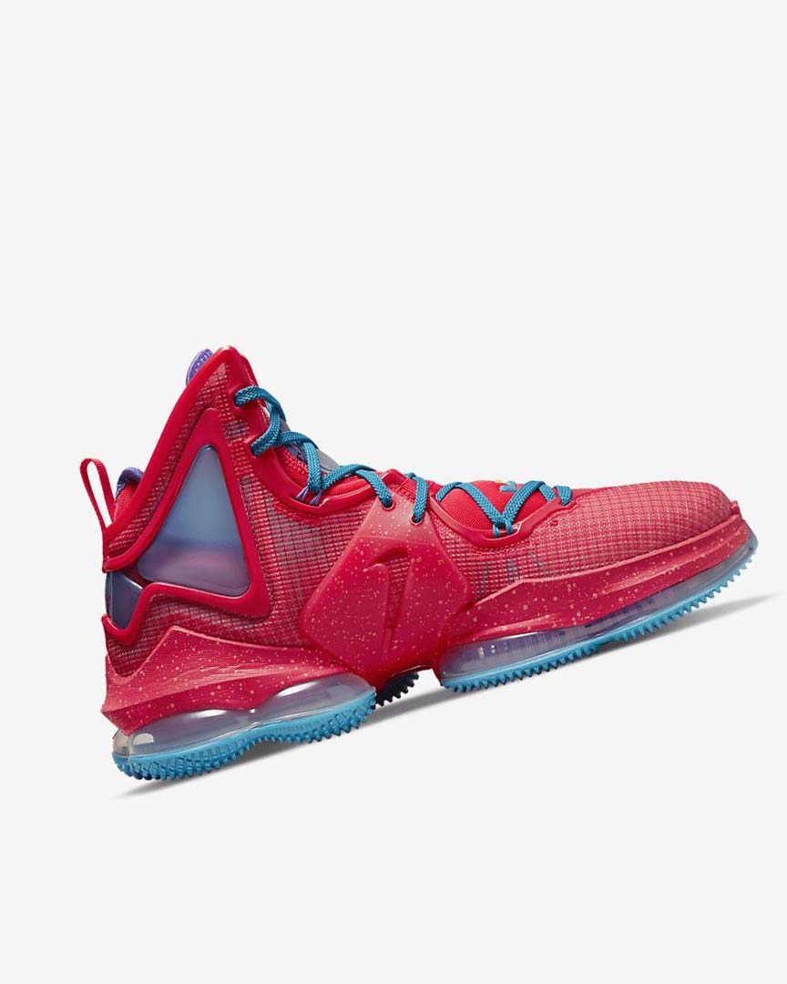 Red / Blue / Purple / Red Nike LeBron 19 Women's Basketball Shoes | CA_2587