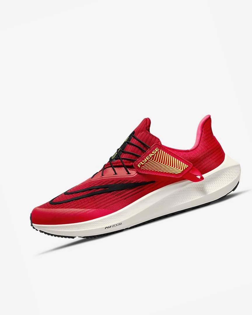 Red / Dark Grey / Black Nike Air Zoom Pegasus 39 FlyEase Men\'s Running Shoes | CA_2805