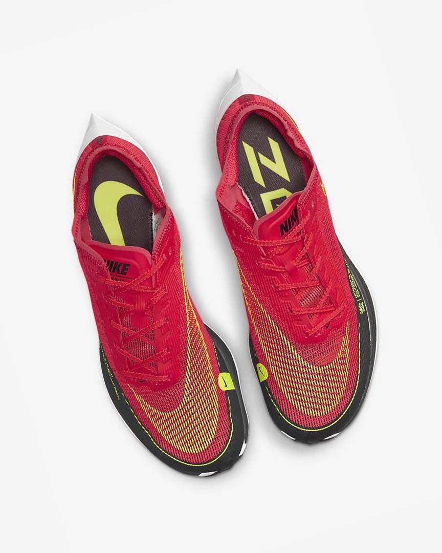 Red / Dark Grey / White Nike ZoomX Vaporfly Next% 2 Men's Running Shoes | CA_4952