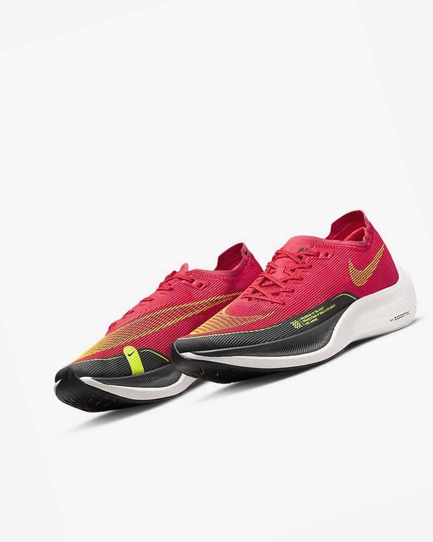 Red / Dark Grey / White Nike ZoomX Vaporfly Next% 2 Men's Running Shoes | CA_4952