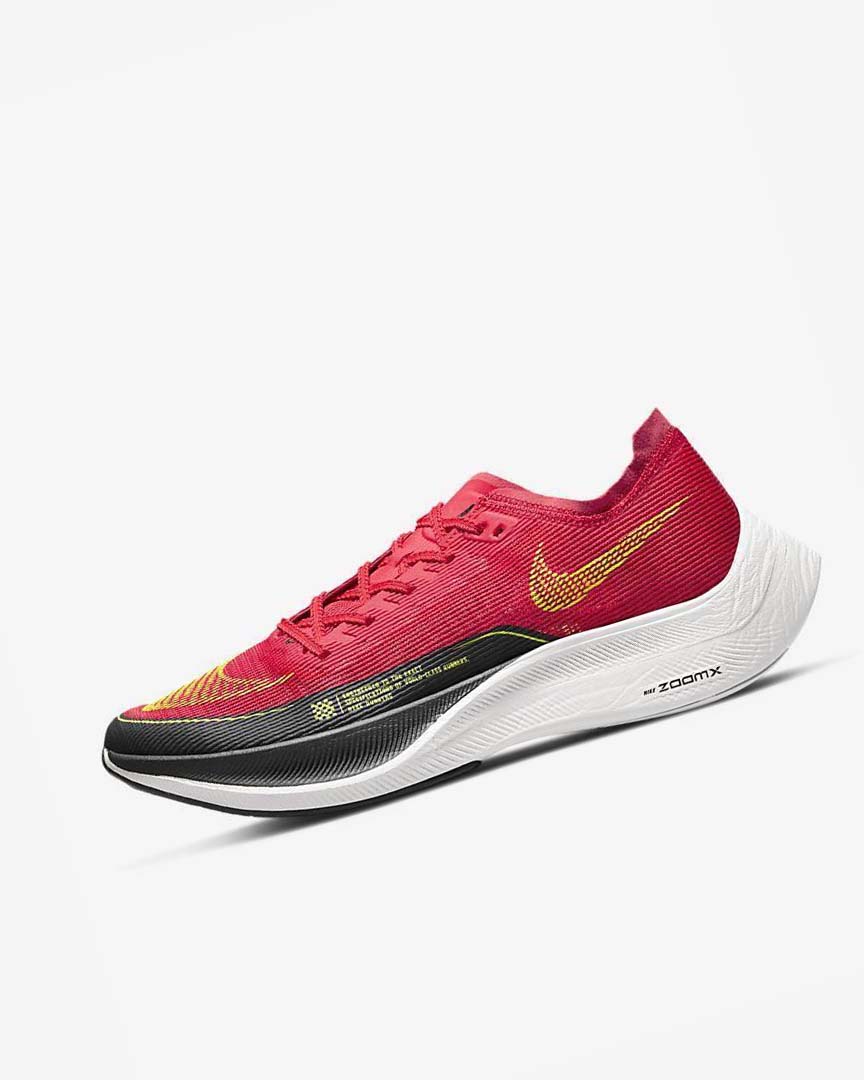 Red / Dark Grey / White Nike ZoomX Vaporfly Next% 2 Men\'s Running Shoes | CA_4952