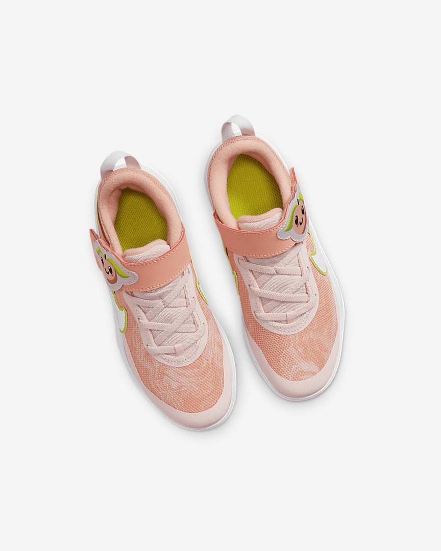 Red / Green / White Nike Team Hustle D 10 Lil Fruits Girls' Basketball Shoes | CA_2732