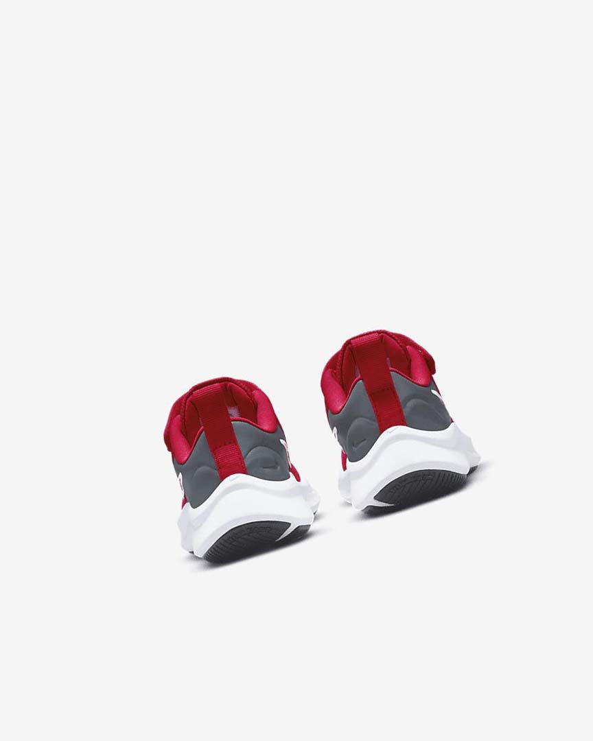 Red / Grey / Red Nike Star Runner 3 Boys' Running Shoes | CA_5336