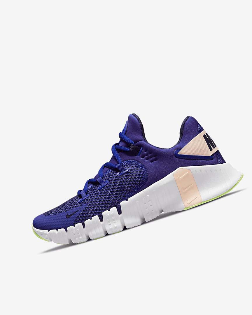 Red / Light Green / Blue Nike Free Metcon 4 Women\'s Training Shoes | CA_1180