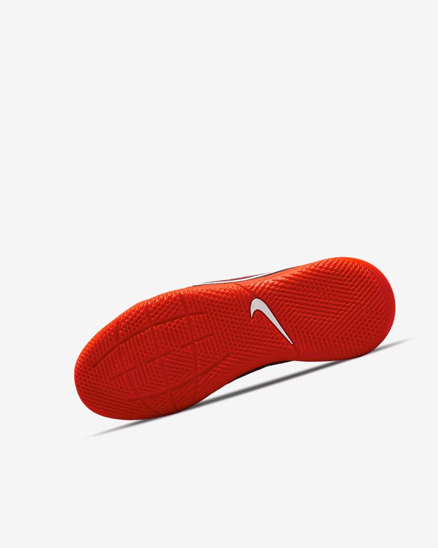 Red / Light Red Nike Jr. Tiempo Legend 9 Club IC Girls' Soccer Shoes | CA_2378