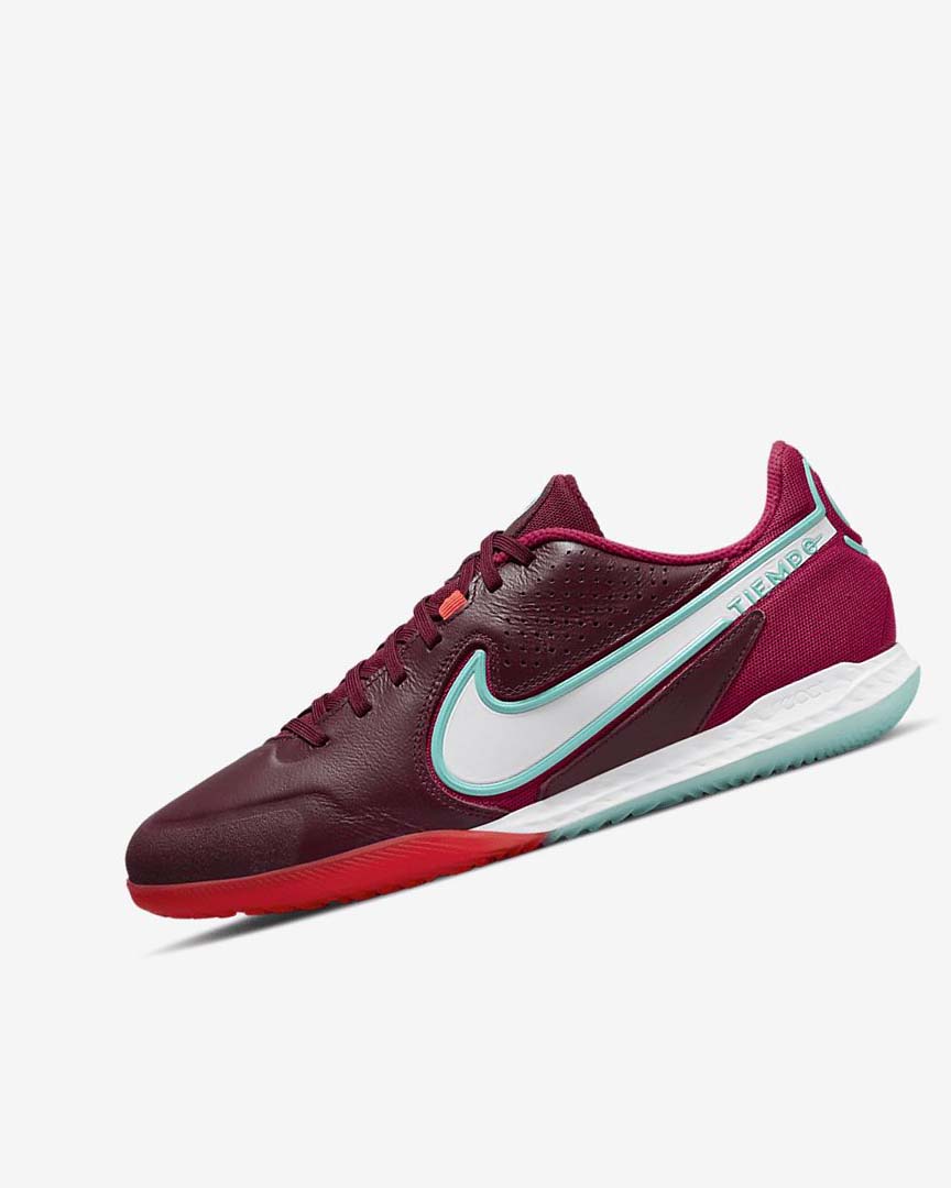 Red / Light Red / White Nike React Tiempo Legend 9 Pro IC Women\'s Soccer Shoes | CA_5471