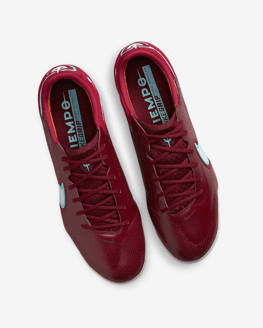 Red / Light Red / White Nike Tiempo Legend 9 Elite AG-Pro Women's Soccer Cleats | CA_2350