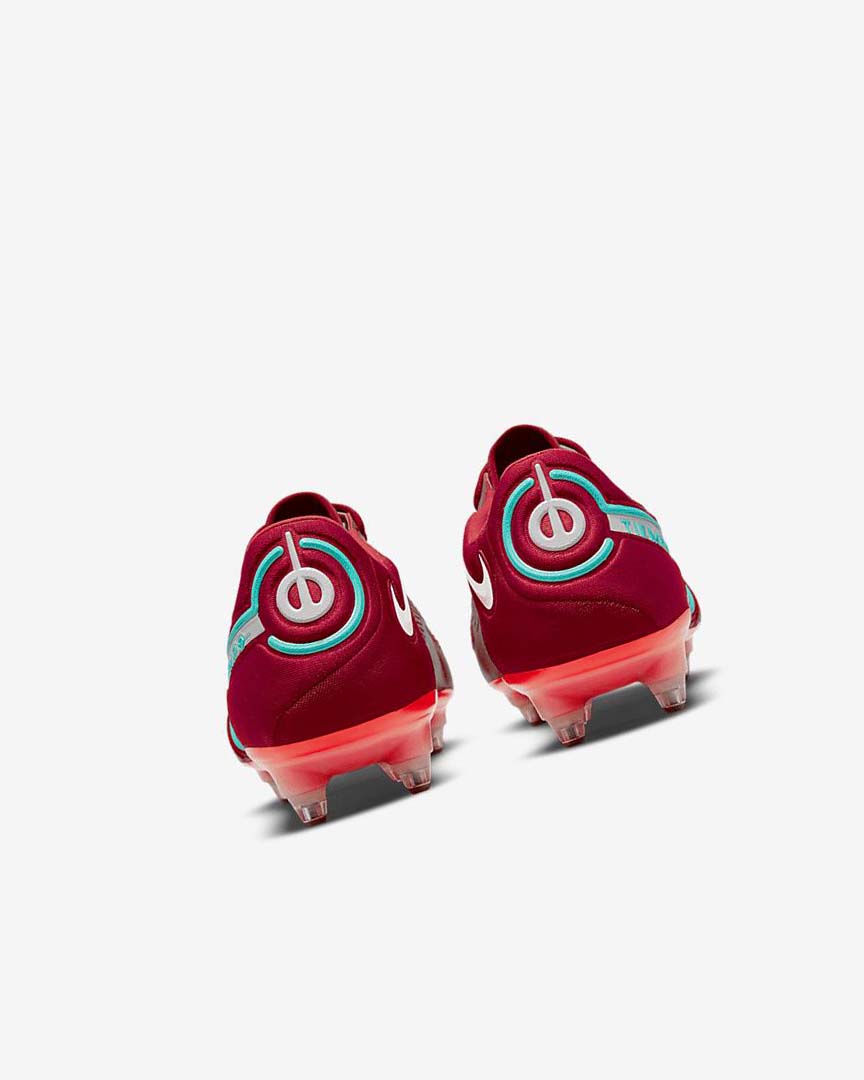 Red / Light Red / White Nike Tiempo Legend 9 Elite SG-Pro AC Women's Soccer Cleats | CA_3015