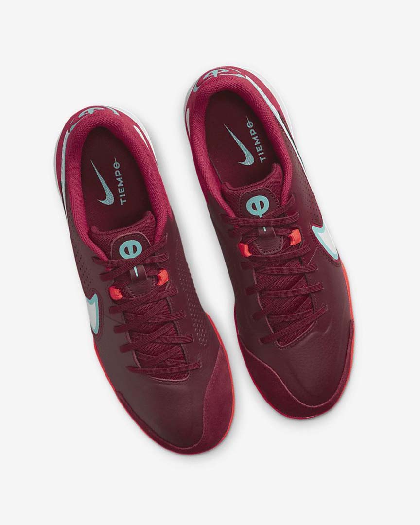 Red / Light Red / White Nike Tiempo Legend 9 Academy IC Women's Soccer Shoes | CA_3033