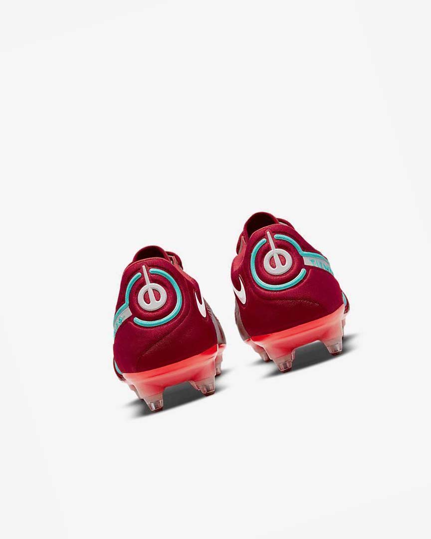 Red / Light Red / White Nike Tiempo Legend 9 Elite SG-Pro AC Men's Soccer Cleats | CA_3038