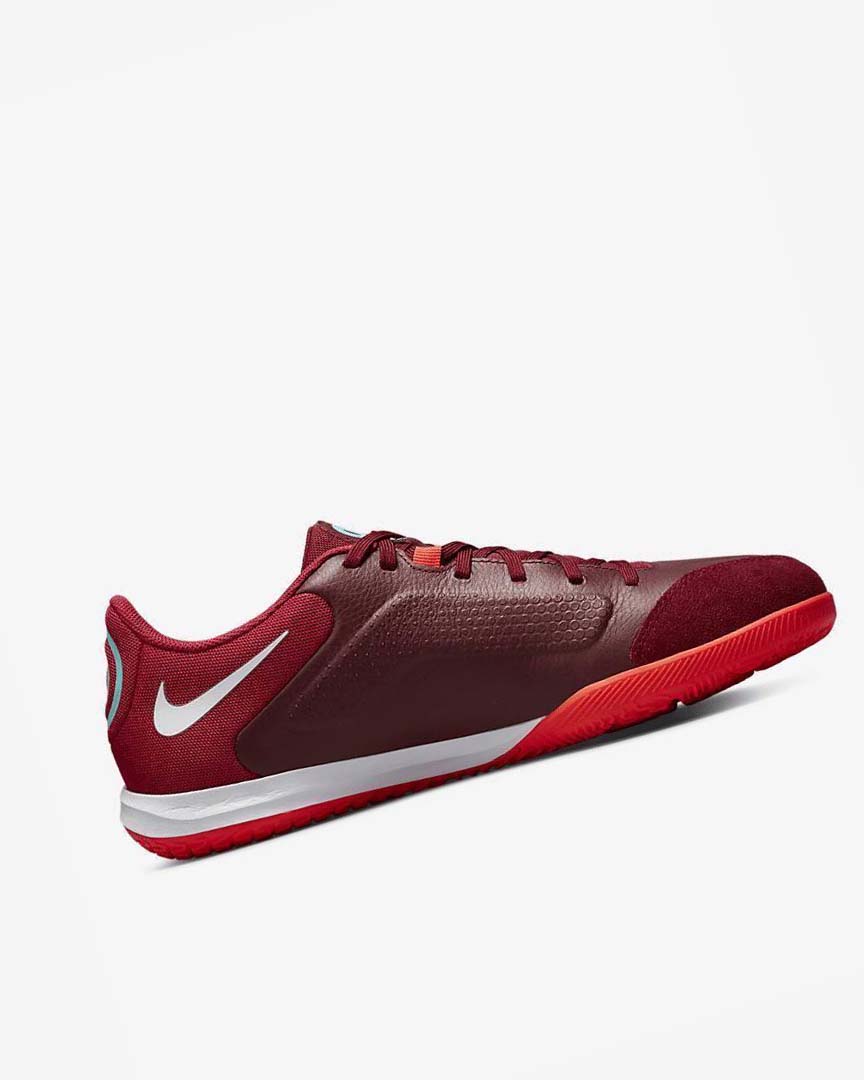 Red / Light Red / White Nike Tiempo Legend 9 Academy IC Men's Soccer Shoes | CA_4893