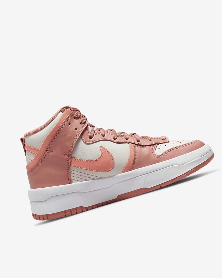 Red Nike Dunk High Up Women's Sneakers | CA_2219