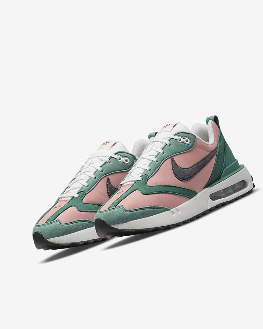 Red Pink / White / Grey Nike Air Max Dawn Women's Sneakers | CA_2758
