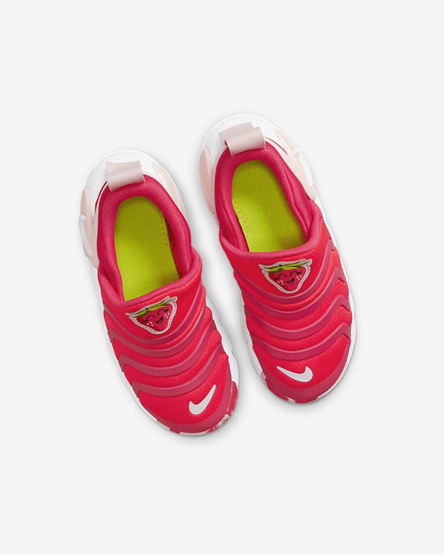 Red / Pink / White Nike Dynamo Go Lil Fruits Boys' Shoes | CA_5168