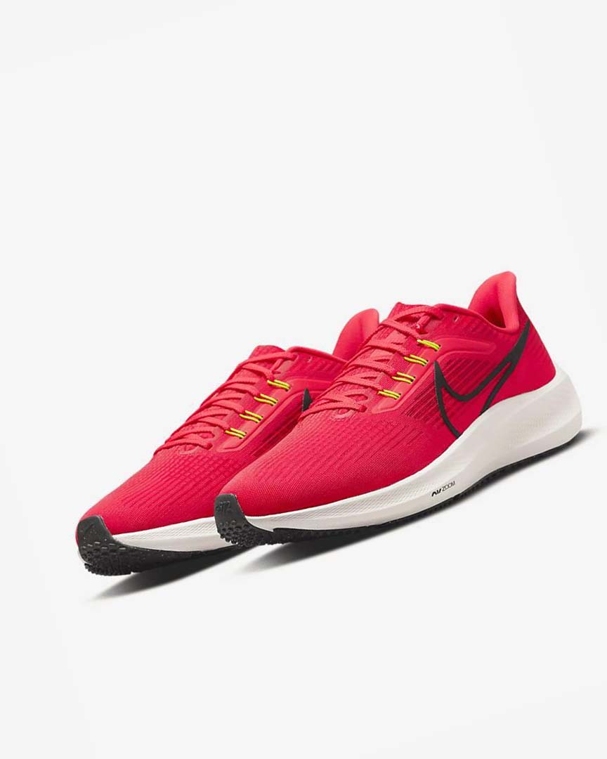 Red / Red / Black Nike Air Zoom Pegasus 39 Men's Running Shoes | CA_5520