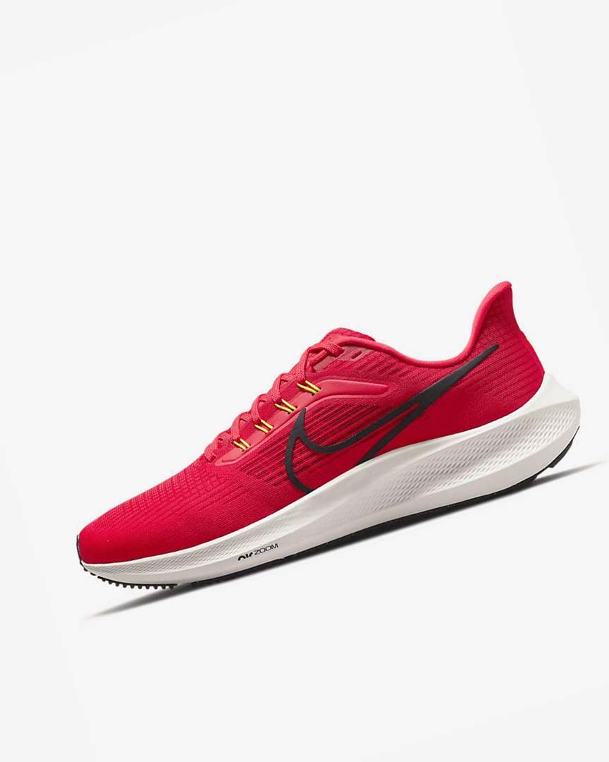 Red / Red / Black Nike Air Zoom Pegasus 39 Men\'s Running Shoes | CA_5520