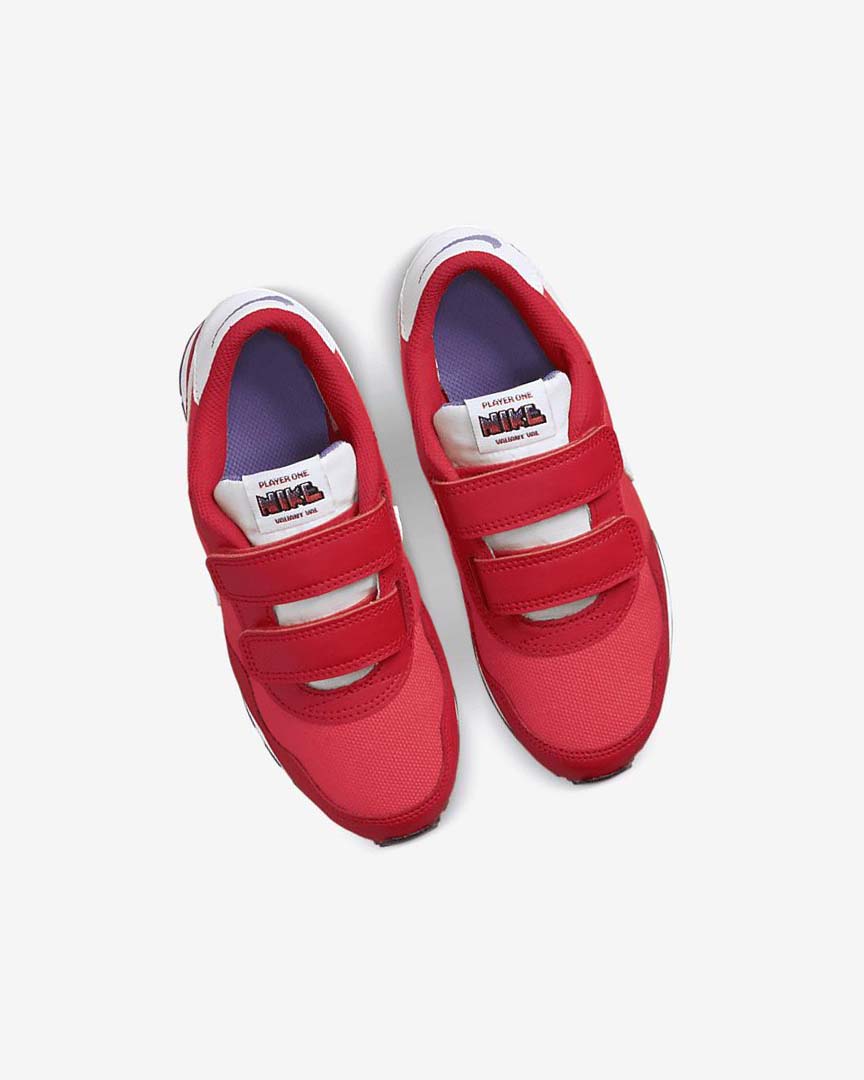 Red / Red / Purple / White Nike MD Valiant SE Boys' Shoes | CA_3249