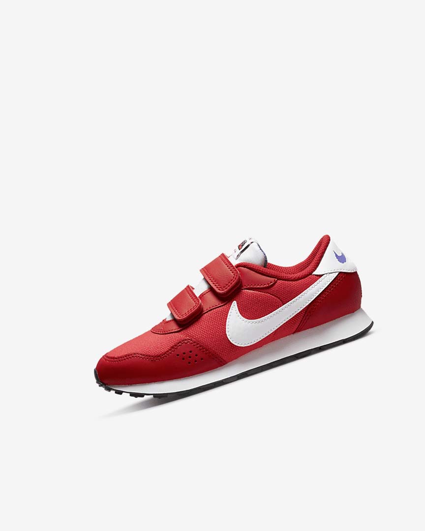 Red / Red / Purple / White Nike MD Valiant SE Girls\' Shoes | CA_5605