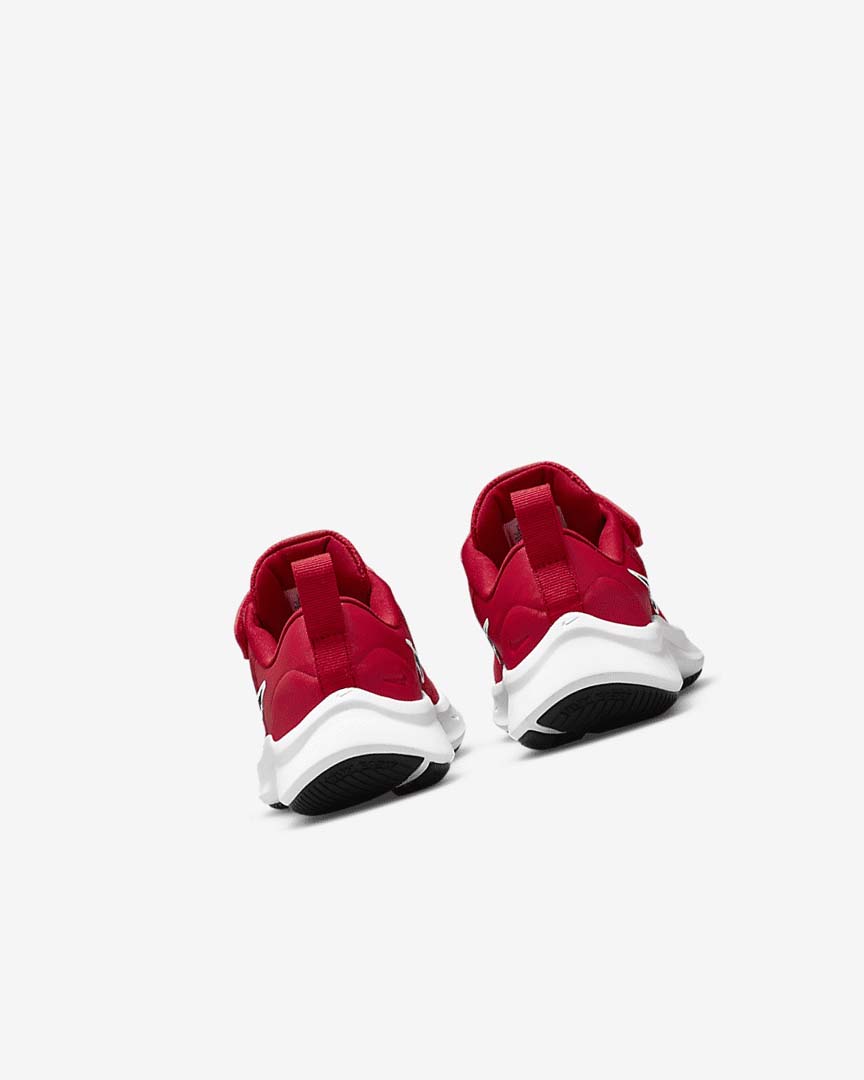 Red / Red / White / Black Nike Star Runner 3 Girls' Running Shoes | CA_1163