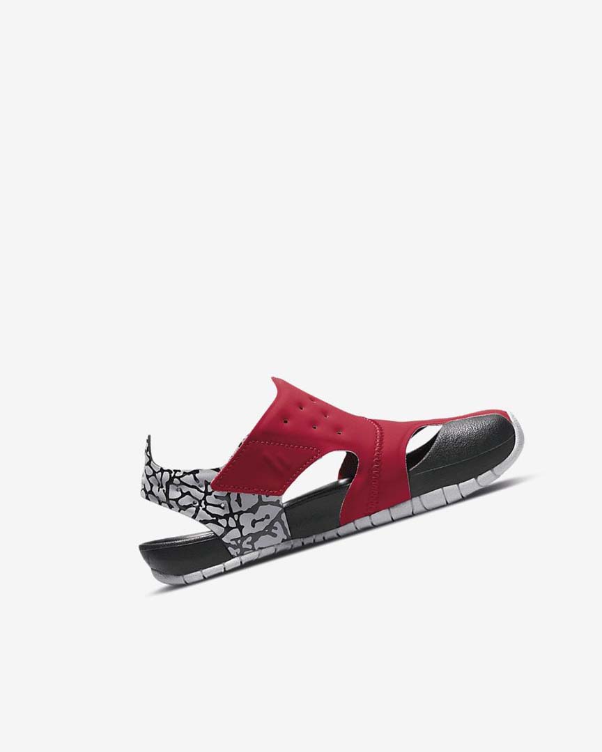 Red / White / Black Nike Jordan Flare Boys' Shoes | CA_4785