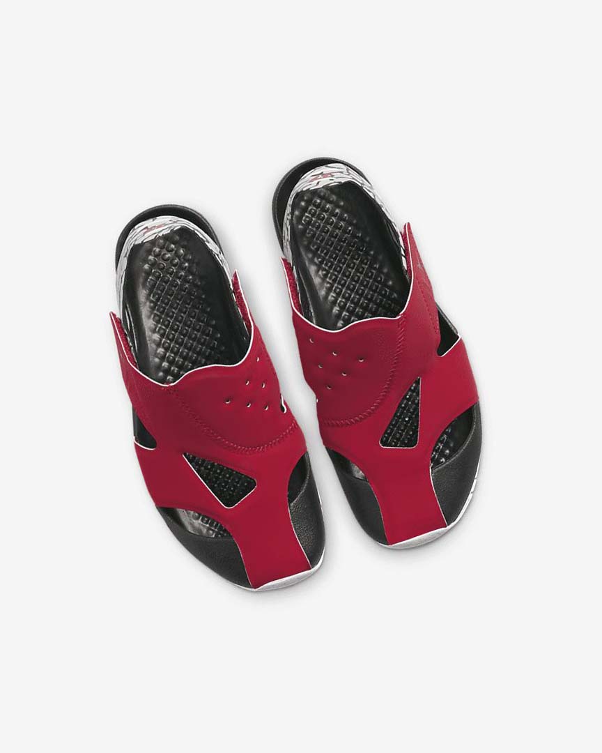 Red / White / Black Nike Jordan Flare Boys' Shoes | CA_4785
