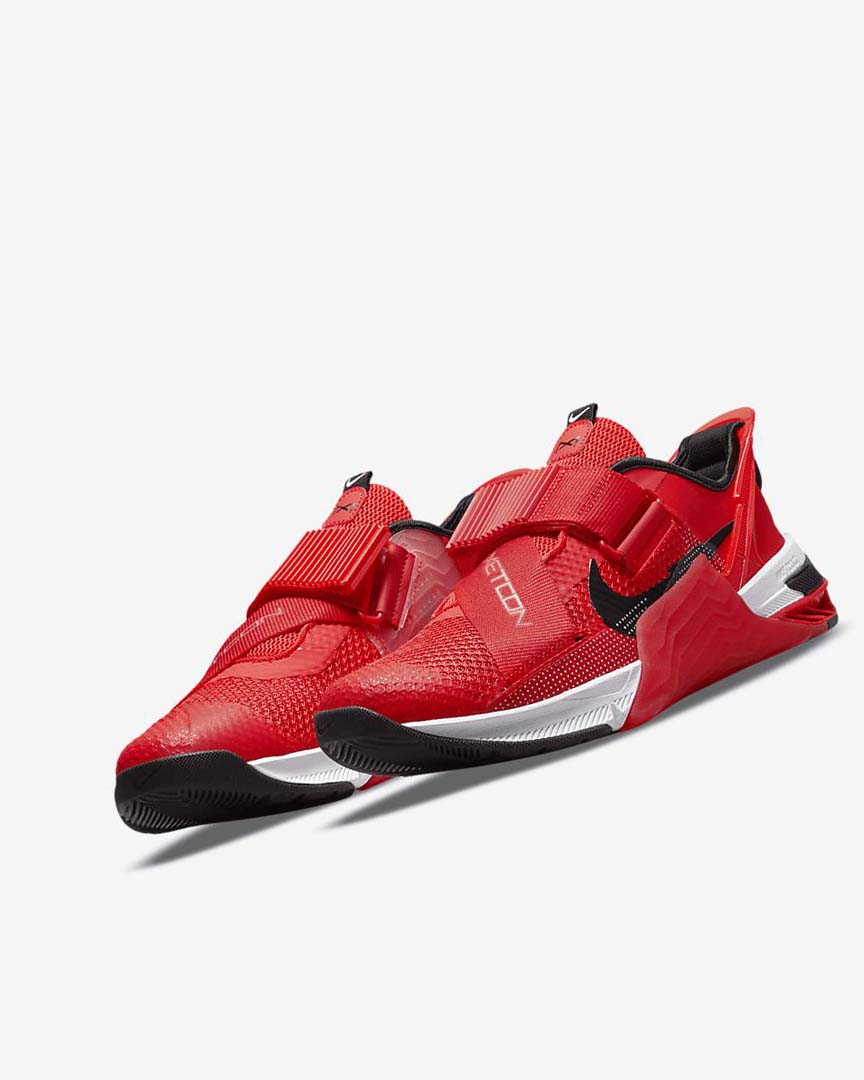 Red / White / Black Nike Metcon 7 FlyEase Women's Training Shoes | CA_3137