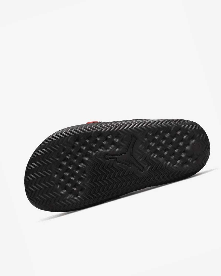 Red / White / Burgundy / Black Nike Jordan Super Play Men's Slides | CA_2321
