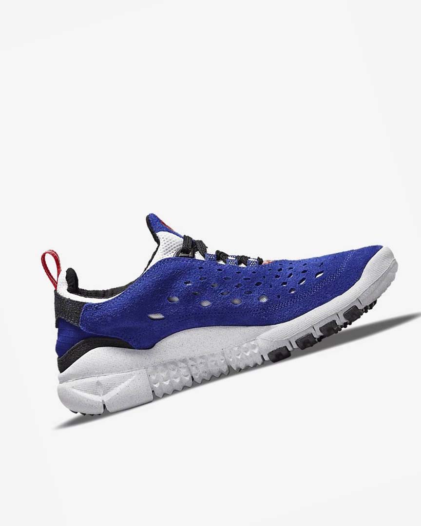Red / White Nike Free Run Trail Men's Running Shoes | CA_5424