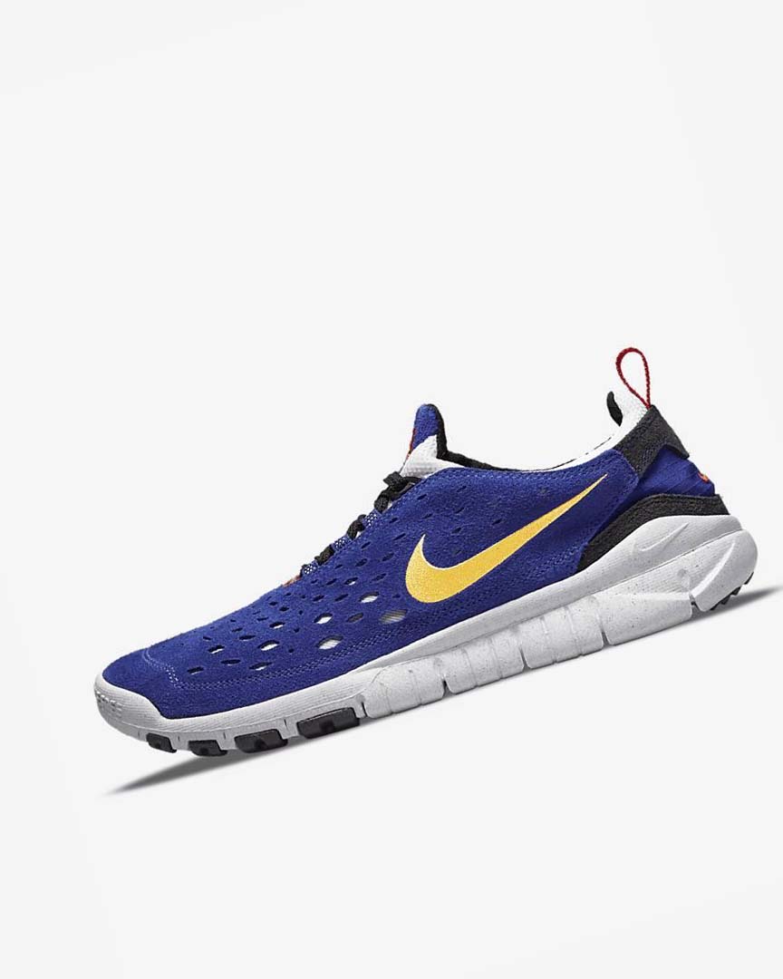 Red / White Nike Free Run Trail Men\'s Running Shoes | CA_5424
