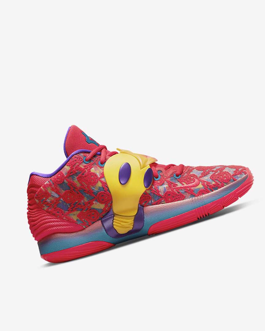 Red / Yellow / Purple / Green Nike KD14 Women's Basketball Shoes | CA_4550