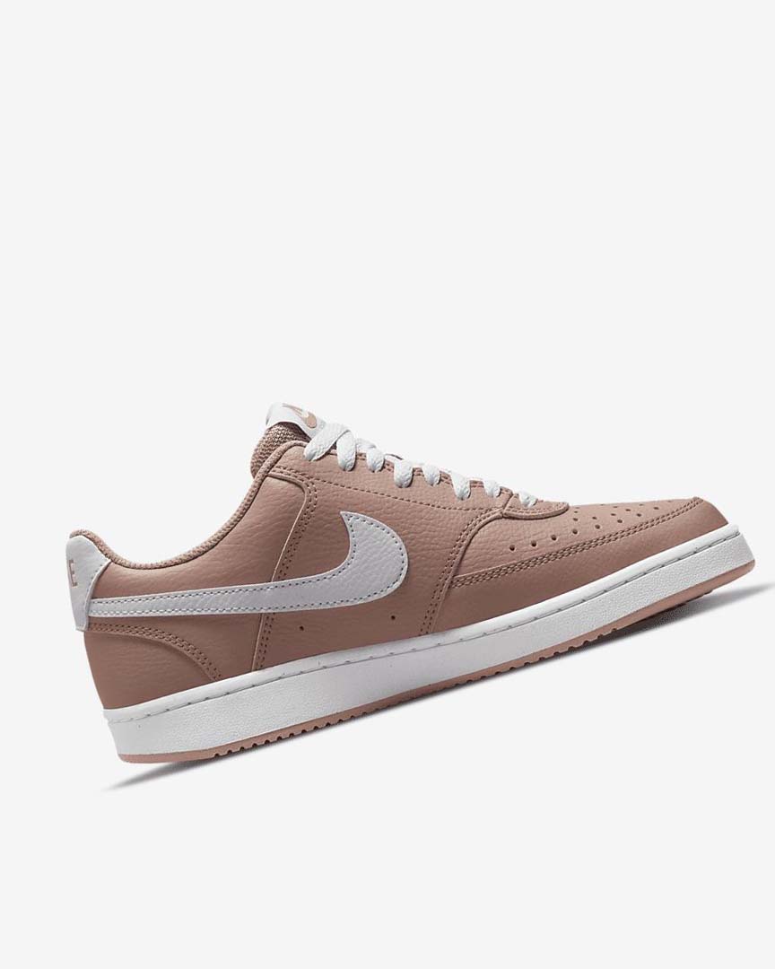 Rose / Black / White Nike Court Vision Low Next Nature Women's Sneakers | CA_2911