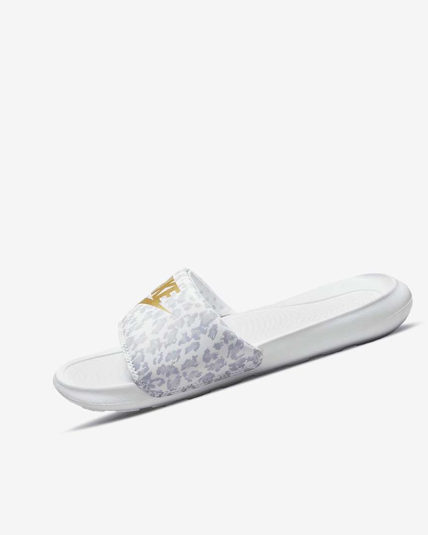 Rose / Pink / Deep Yellow Nike Victori One Women's Slides | CA_5210