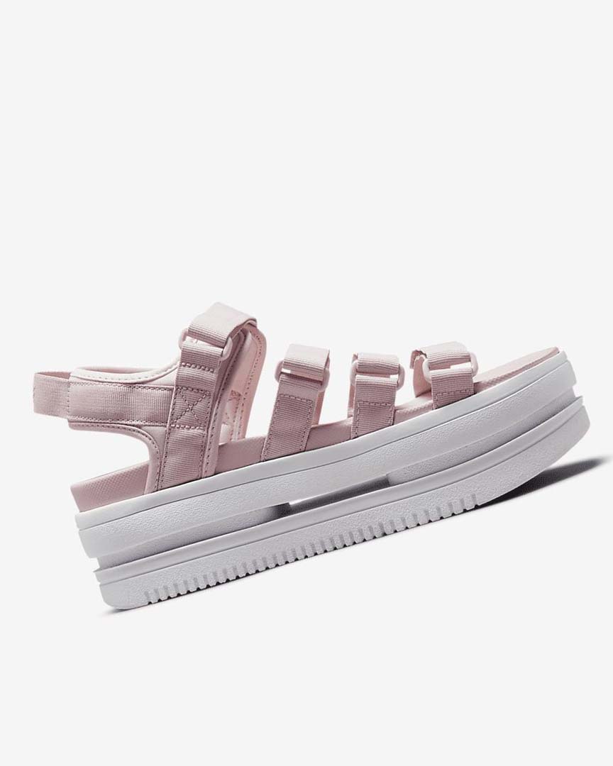 Rose / Pink / White Nike Icon Classic Women's Sandals | CA_5481