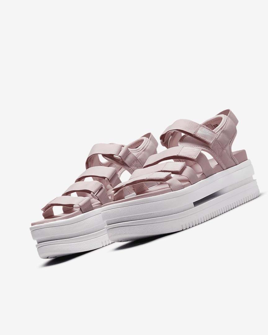 Rose / Pink / White Nike Icon Classic Women's Sandals | CA_5481