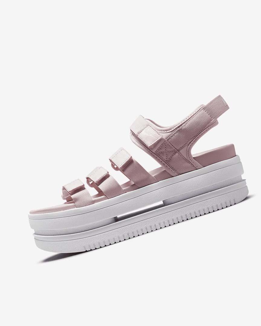 Rose / Pink / White Nike Icon Classic Women\'s Sandals | CA_5481