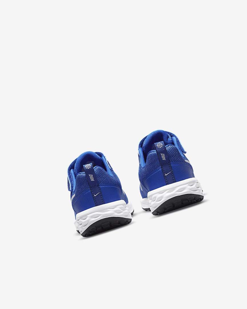 Royal / Black / White Nike Revolution 6 Boys' Running Shoes | CA_4630